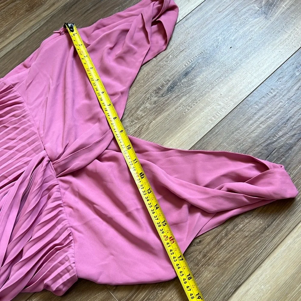 Vince Twist Front Pleated Midi Dress - Picture 14 of 16